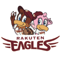 Rakuten Gold. Eagles logo