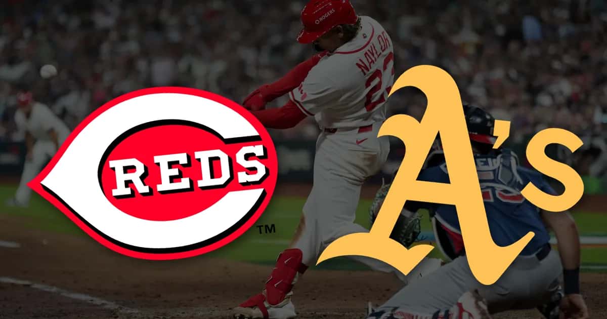 Cincinnati Reds vs Athletics prediction cover for MLB - Play Offs on August 5, 2026 Cincinnati Reds vs Athletics prediction cover for MLB - Play Offs on August 5, 2026
